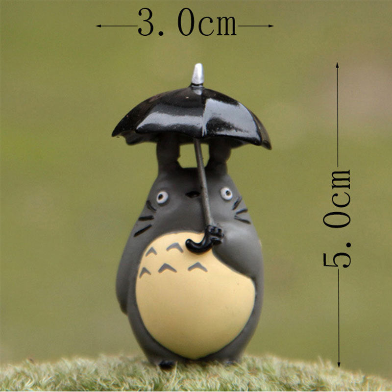 Moss micro landscape ornament, umbrella, kitten, tree stump, DIY succulent plant decoration, resin crafts ornament - Korvel