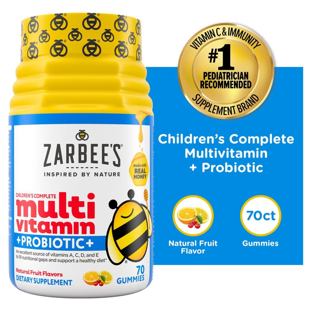 Multivitamines pour enfants Zarbee’s® – 70 gommes