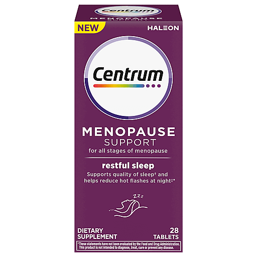 Centrum Menopause Support Restful Sleep Tablets - 28 Count