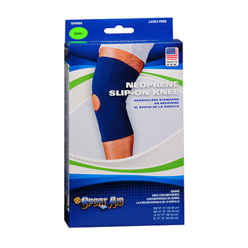 Attelle de genou en néoprène Sport Aid – Patella ouverte – Petite