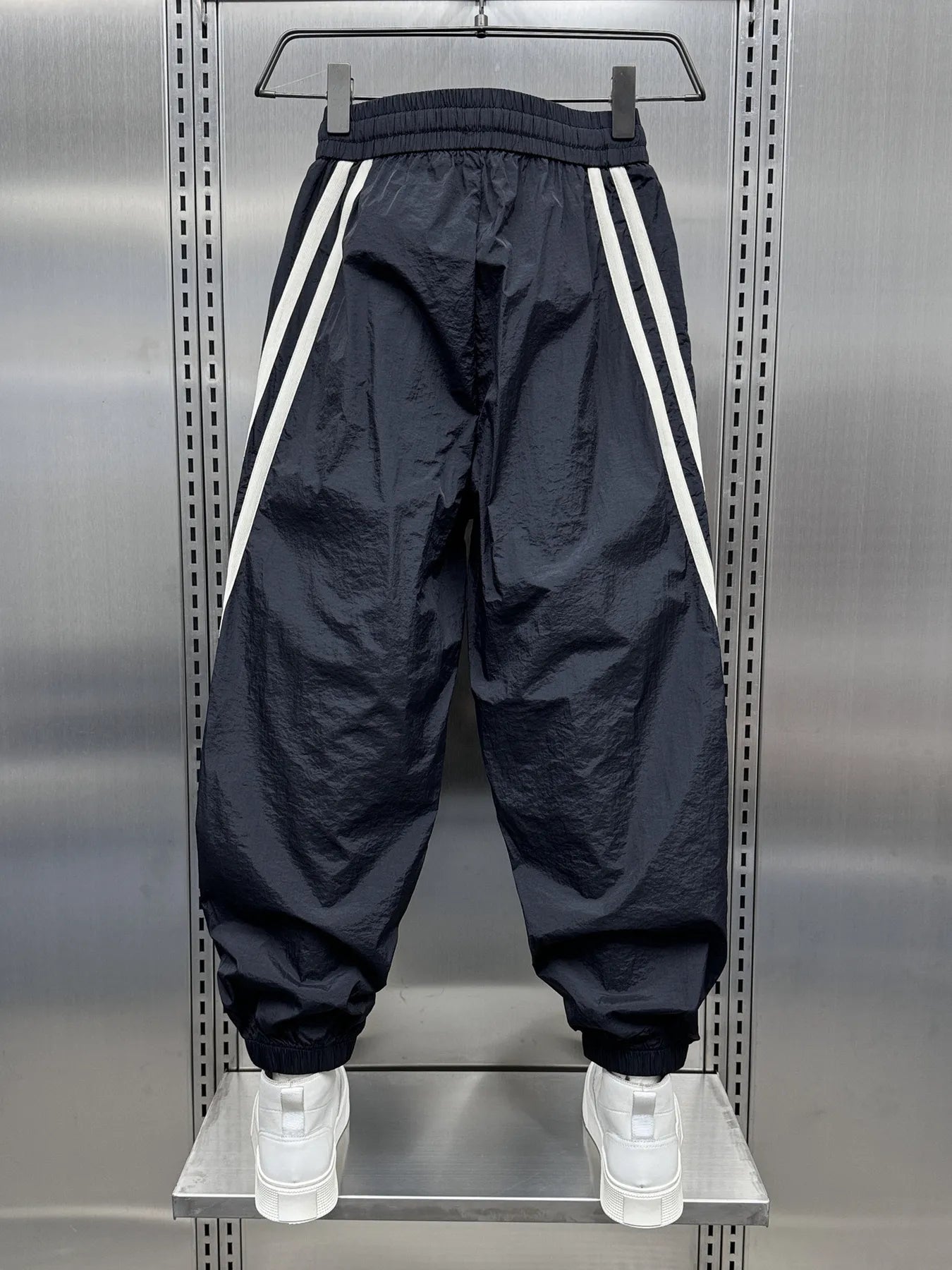 Joggers Sueltos de Talla Grande para Hombre con Rayas Laterales