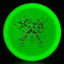 Metal Flake Glow C-Blend Sphinx X-Out Disc - Medusa Style