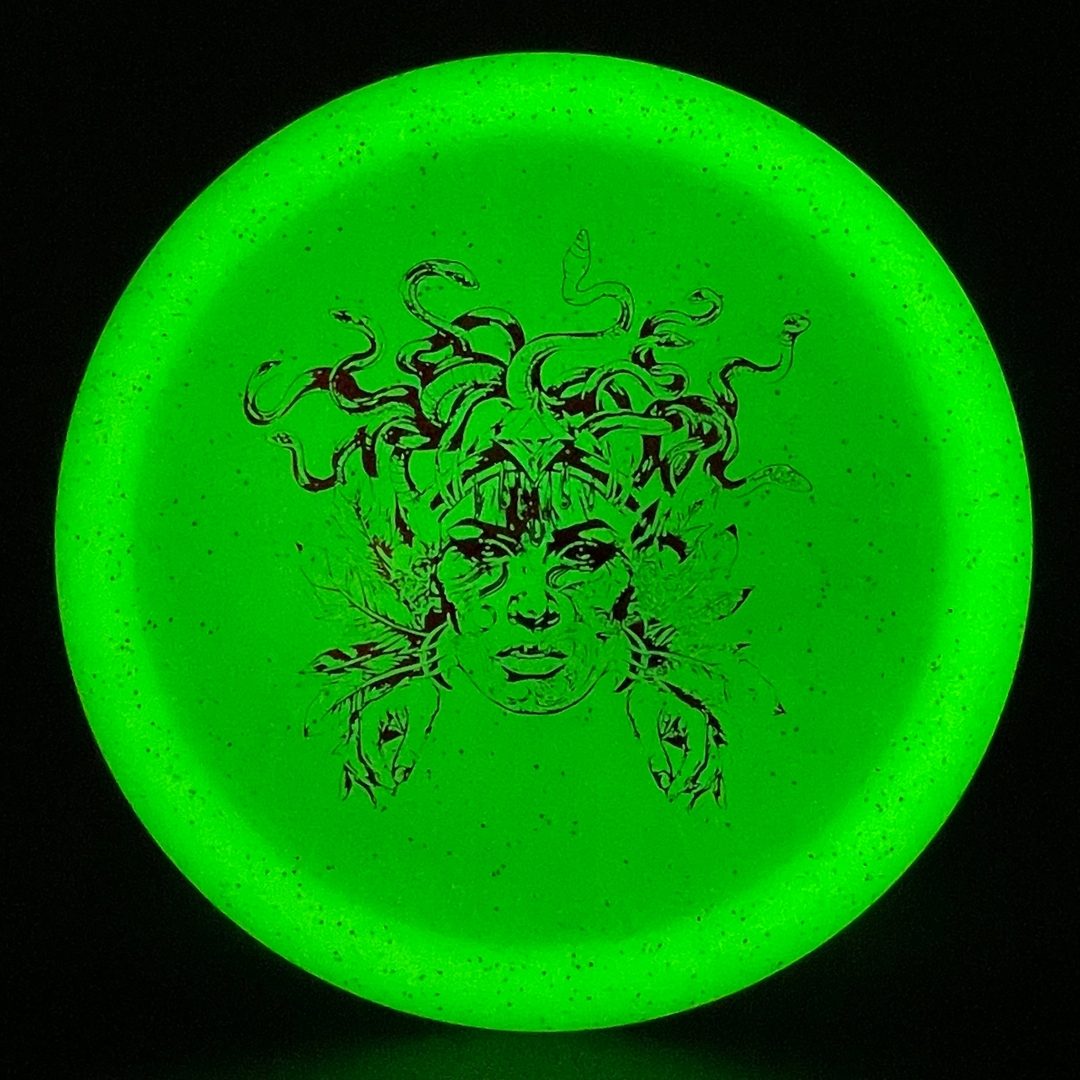Metal Flake Glow C-Blend Sphinx X-Out Disc - Medusa Style
