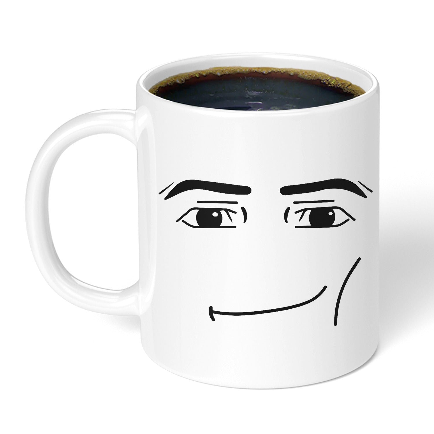 Roblox woman facial expression mug creative boys ceramic breakfast coffee milk cup - Korvel