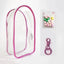 Labubu High Transparency PVC Storage Bag for Travel