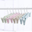 Non-Slip Plastic Clothes Rack Trouser Rack Skirt Clip Underwear Rack Frosted Drying Clothes Rack - Korvel