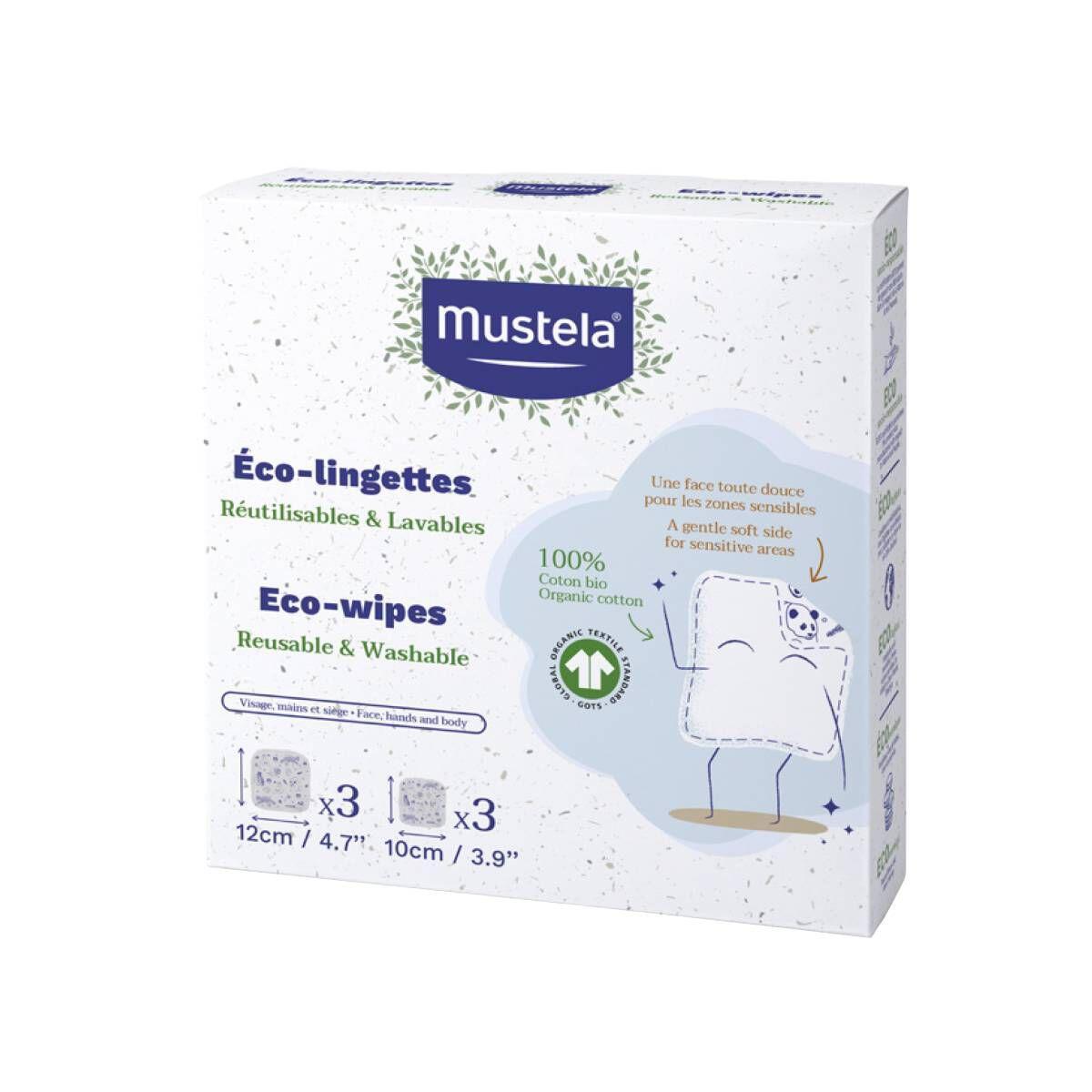 Lingettes Écologiques Mustela - Lingettes Réutilisables et Lavables