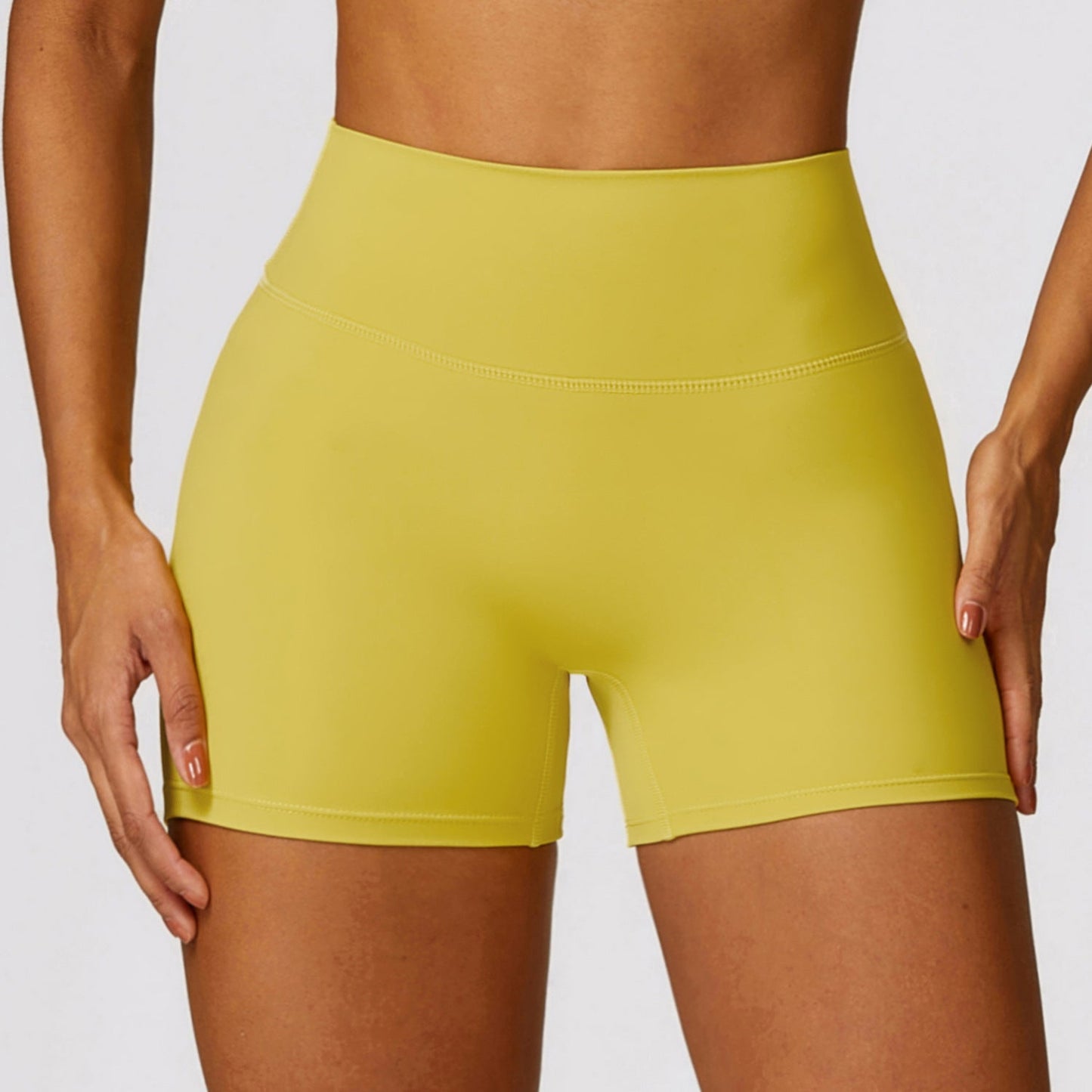Premium High Waist Yoga Shorts for Active Women