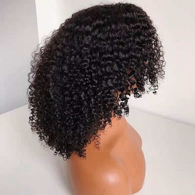 Premium Curly Black Wig for Effortless Style