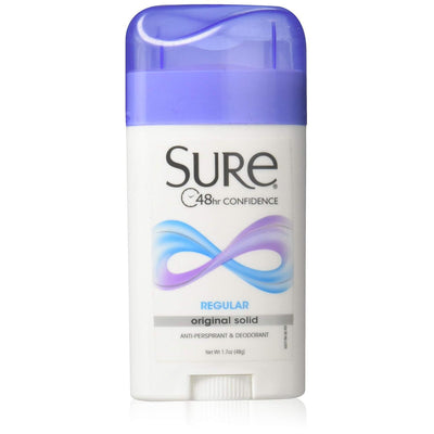 Sure Wide Anti-Perspirant Deodorant Original Solid 1.70 Oz
