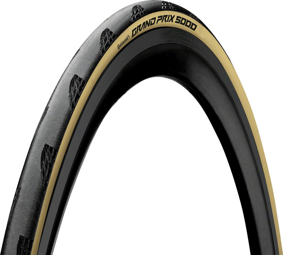 Continental Grand Prix 5000 Tire - 700 x 25 Clincher Folding Black/Cream