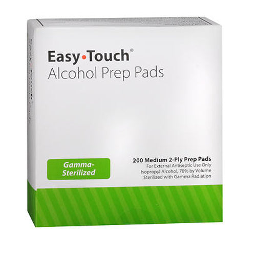 Easy Touch Alcohol Prep Pads - Medium 2-Ply