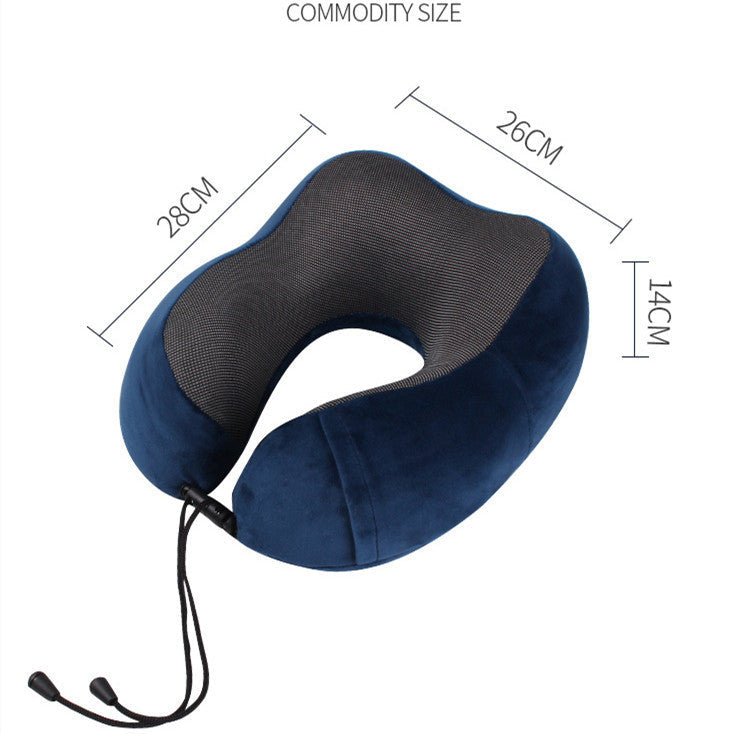 Juego de almohadas en forma de U para viaje con almacenamiento de tres piezas