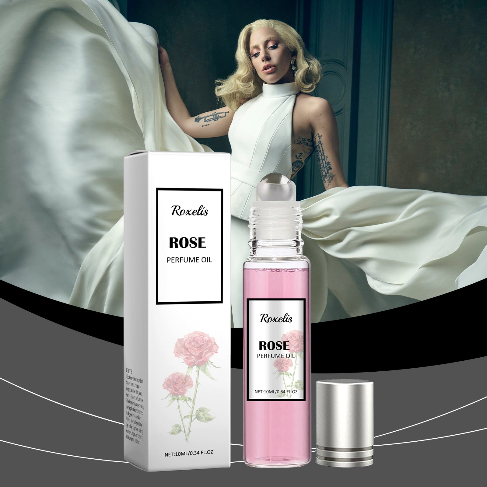 Women's Pheromone Ball Rose Perfume Natural Fresh Light Lasting Fragrance Portable Dating Atmosphere Perfume - Korvel