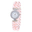 Crystal Watch Fashion Women Watch Pearl String Watch Strap Quartz Bracelet Watch models Female Clock Ladies damenuhr reloj mujer - Korvel