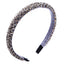 Korean Style Thin Edge Crystal Headband Women's Fashion Super Flash Headband Party Press Hair Accessories - Korvel