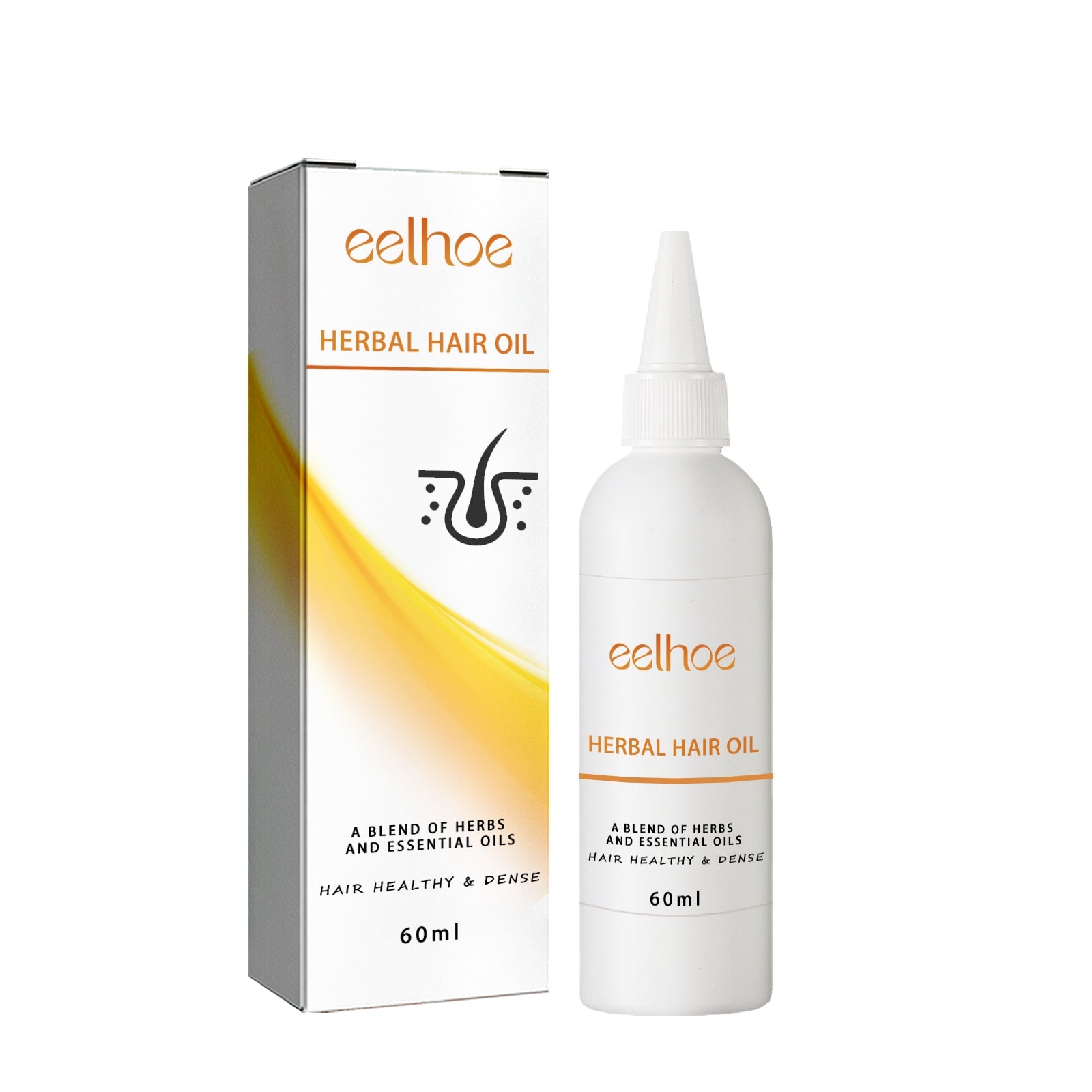 Herb Thickening Hair Oil, Repairing Dry Hair, Moisturizing And Smoothing Hair And Hair Conditioning Oil - Korvel