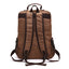 Premium Waxed Canvas Rolling Backpack for Men