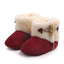 Fashion Winter Baby Boots Infant Girls Boys Warm Ankle Snow Boots Toddler Fur Plush Insole Buckle Boots Shoes - Korvel