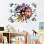 Riman Dragon Ball 3D Wall Sticker Corridor Layout Decorative Sticker Super Saiyan Cartoon DIYSticker Son Goku Children's ToyGift - Korvel