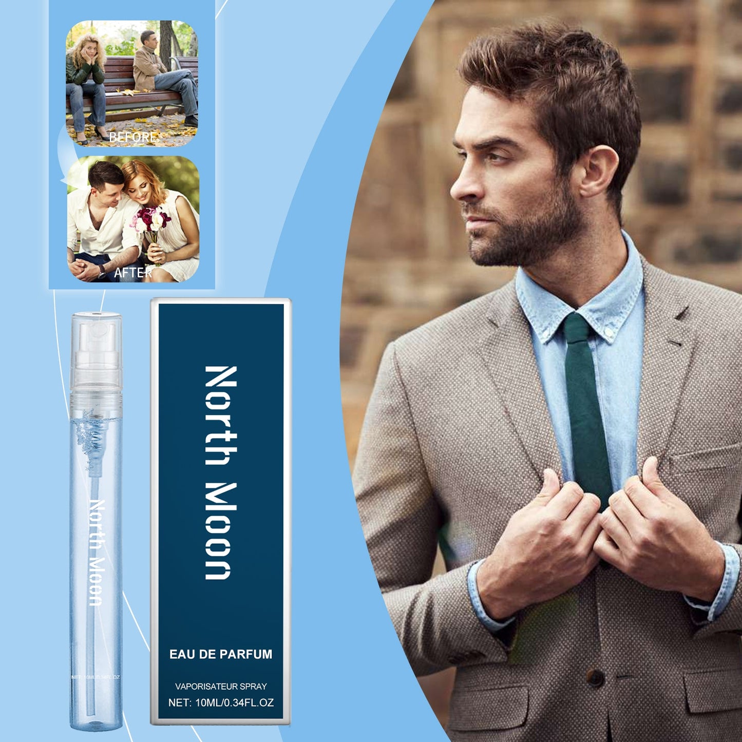 Elegant Male Pheromone Perfume - Lasting Fresh Fragrance