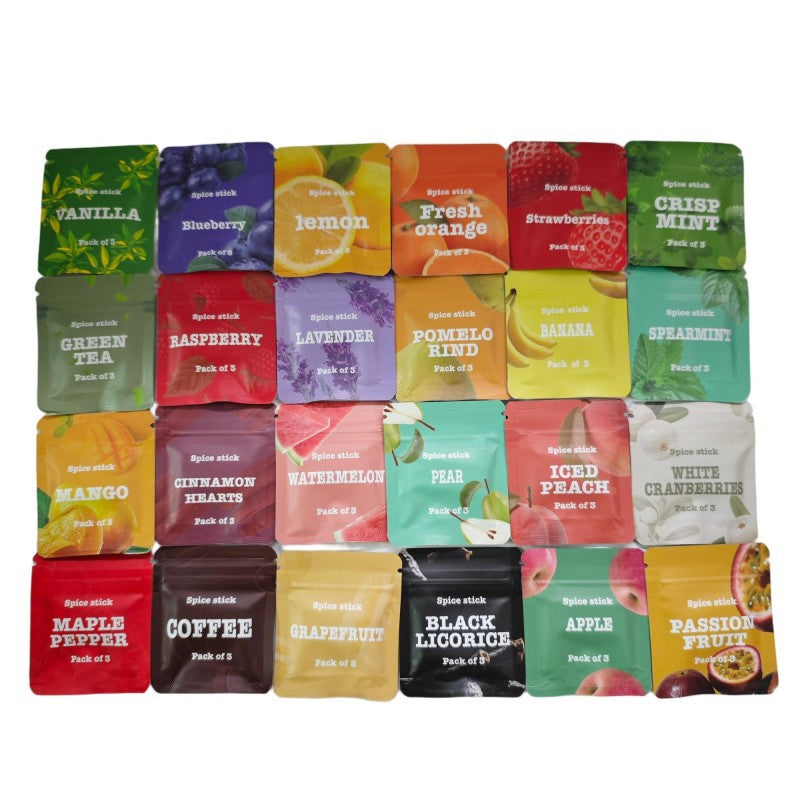Scented Stick Inhaler Cartridge Bag Scented Cotton Swab Flavor Fragrance Pack Each Pack Contains 3 Cotton Swabs - Korvel