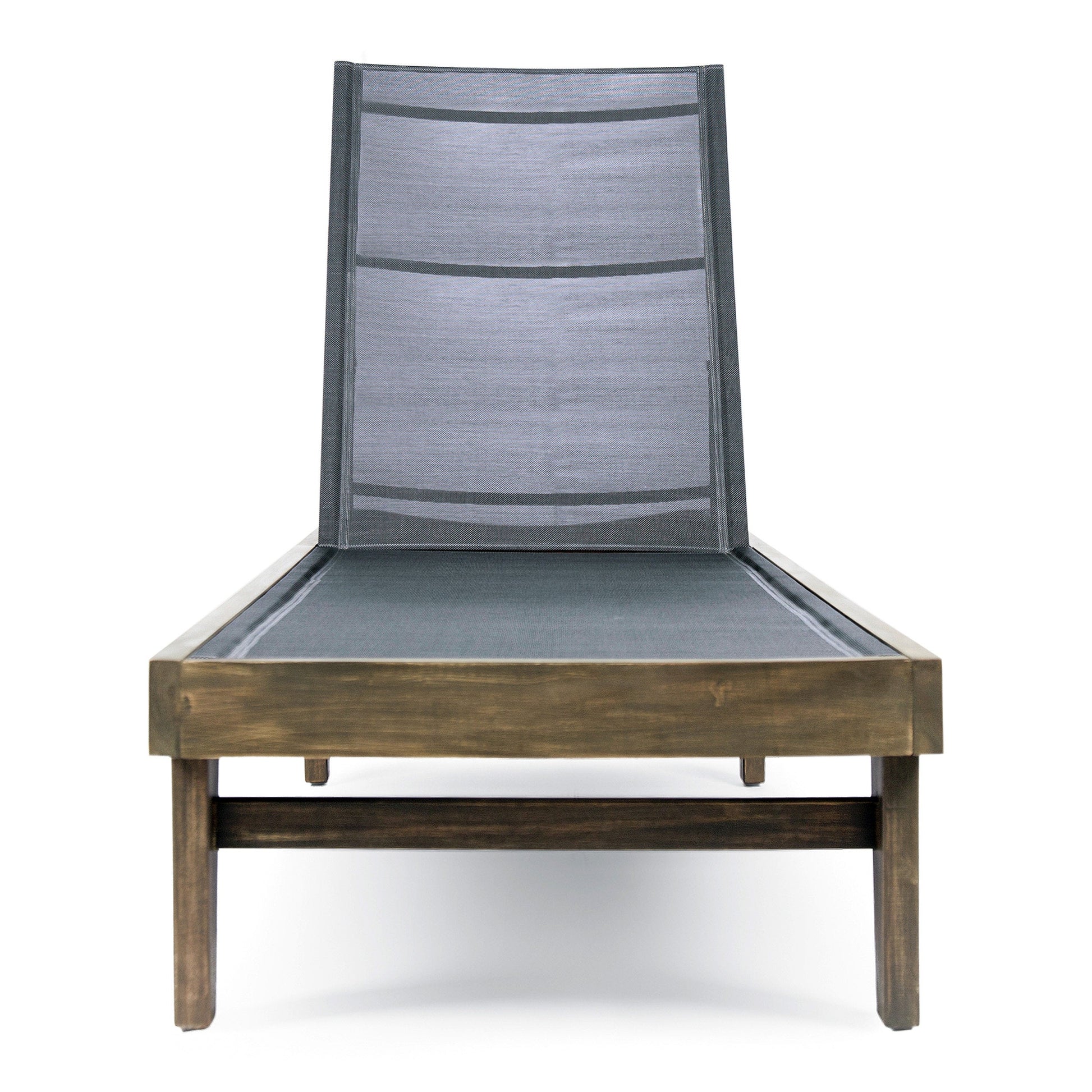 SUMMERLAND CHAISE LOUNGE - DARK GREY MESH - Korvel
