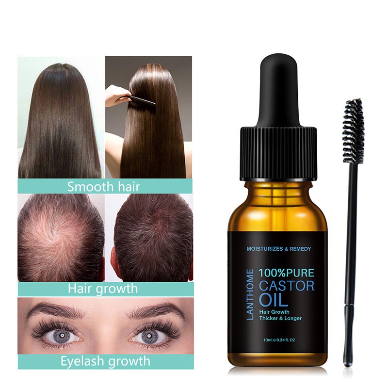 Après-shampoing pour mascara à l'huile de ricin premium - 10ml
