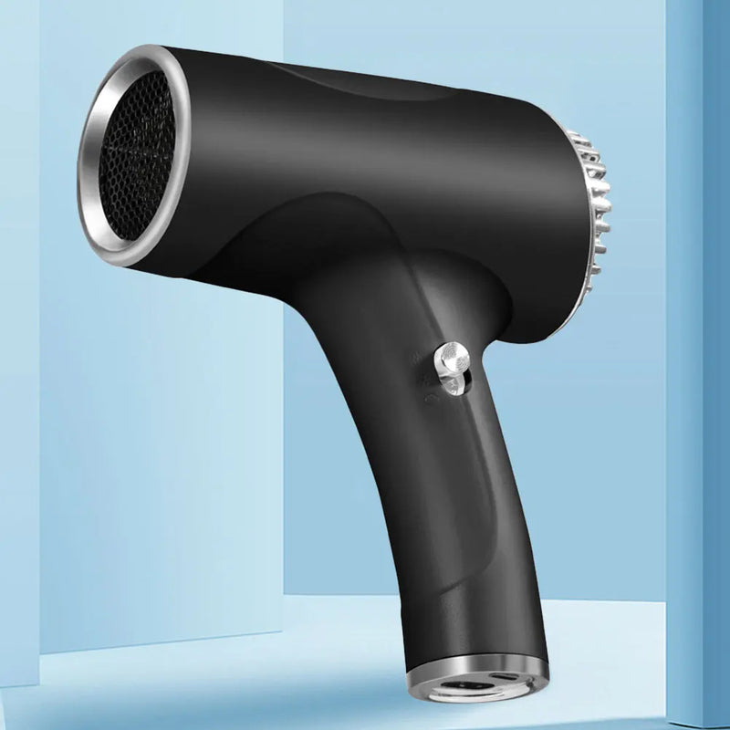 2600mAh Cordless Anion Blow Dryer Portable Hair Dryer 40/500W USB Rechargeable Powerful 2 Gears for Household Travel Salon - Korvel