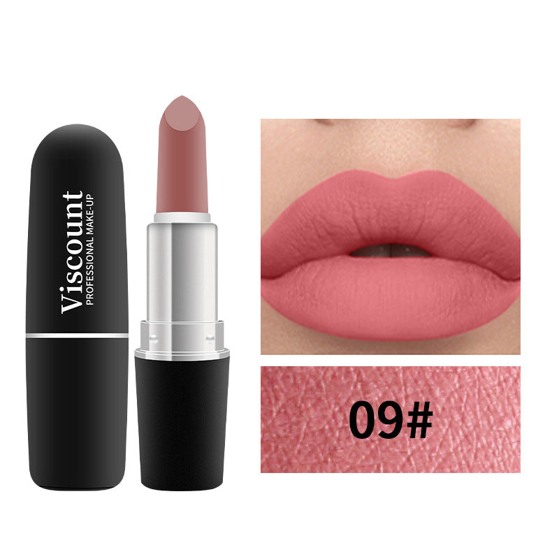 New Frosted Bullet Fog Matte White Lipstick Small Pepper 12 Color Moisturizing Lipstick - Korvel