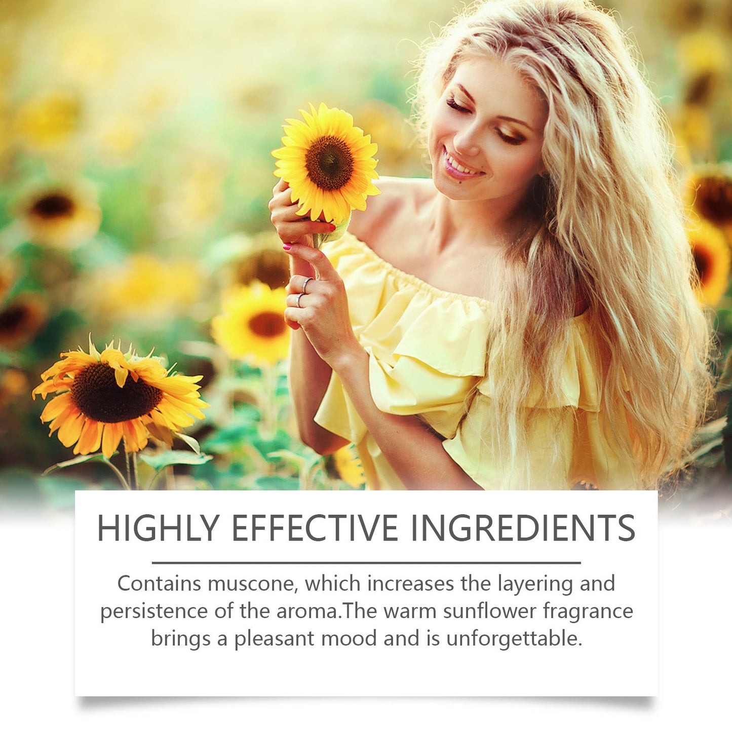 Sweet Sunflower Ball Fragrance Fragrance Fragrance Ladies Ball Fragrance Fresh And Sweet With New Vitality - Korvel