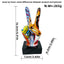 Internet celebrity graffiti gesture ornaments, home living rooms, offices, desktop exhibition halls, resin handicrafts, decorative products - Korvel