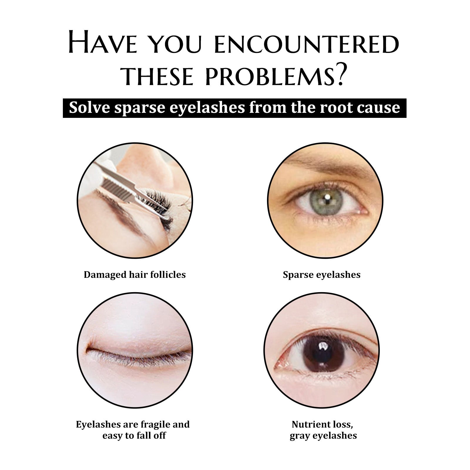 Castor Oil Lash Growth Serum, Mild Lasting Not Easy To Halo Makeup Natural Slim Black Beautiful Voluminous Voluminous Mascara - Korvel