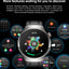 Smart watch non-invasive blood glucose measurement AMOLED ECG heart rate monitoring Bluetooth call sports watch - Korvel