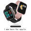 P70 Smart Wristband Set with Earphones and Belt for Women