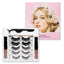 Magnetic False Eyelashes with Liquid Eyeliner - 5 Pairs