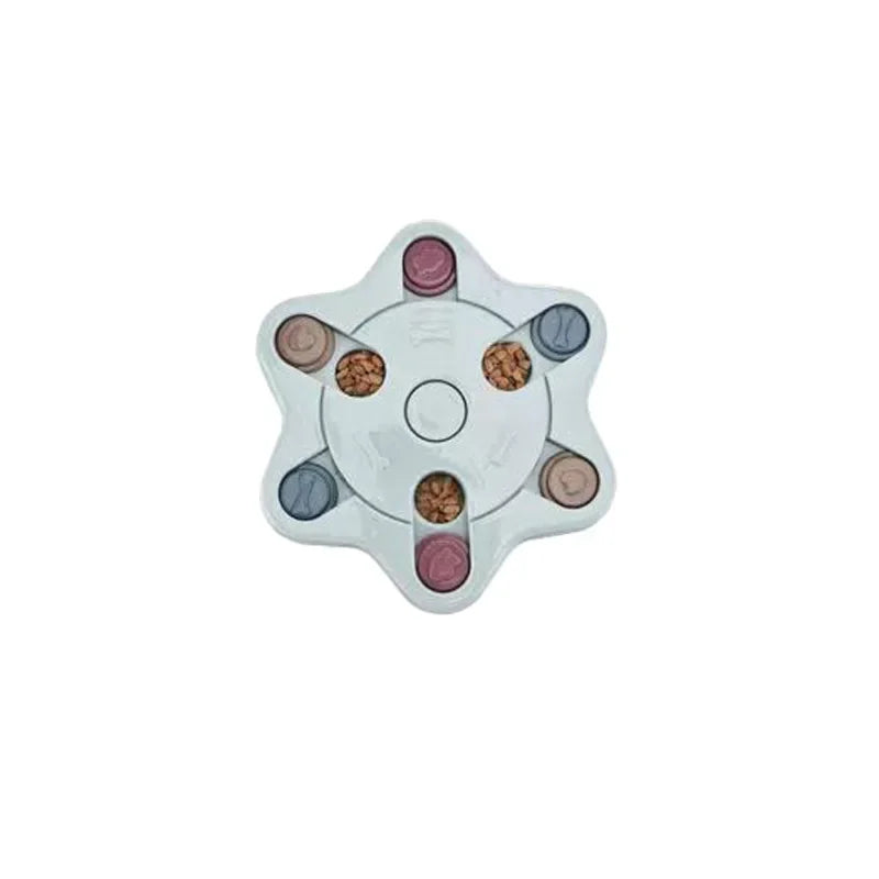 Dog Puzzle Toys Slow Feeder Interactive Increase Puppy IQ Food Dispenser Slowly Eating NonSlip Bowl Pet Cat Dogs Training Game - Korvel