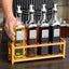 Transparent glass automatic opening and closing nozzle oil bottle - Korvel