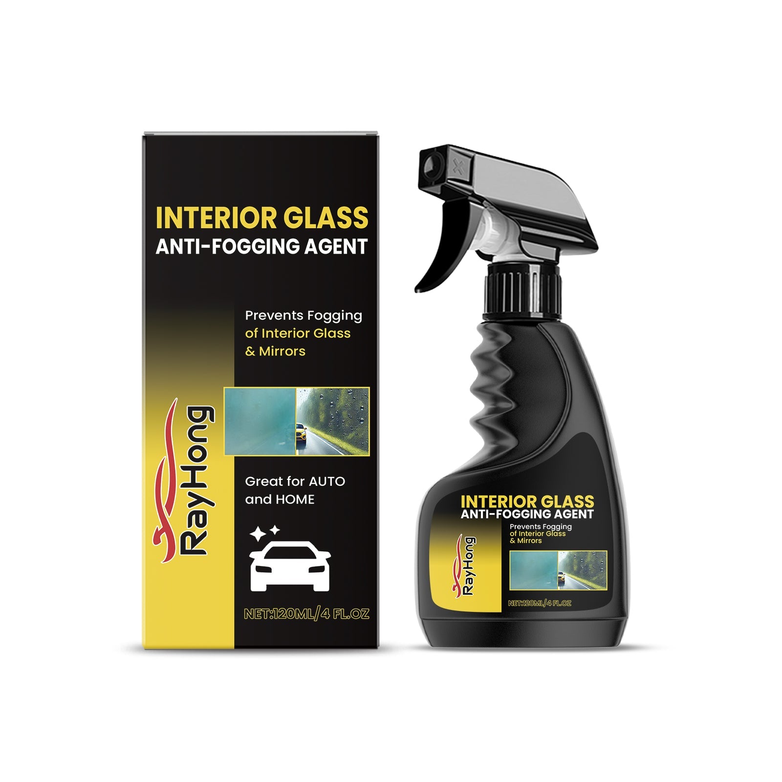 Anti-Fogging For Car Glass Anti-Fogging For Car Glass Front Windshield Cleaning And Brightening Spray - Korvel