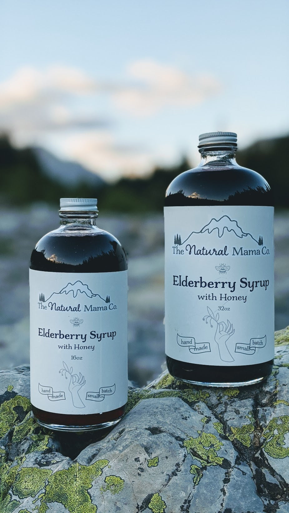 Premium Organic Elderberry Syrup with Raw Honey - 16oz - Korvel