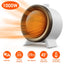 Gbruno 1000W Ceramic Electric Space Heater - Fast Heating & Safety Features