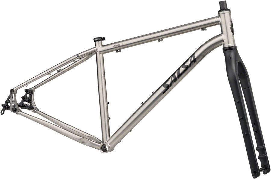 Salsa Fargo Ti Frameset - 29" Titanio Crudo X-Large