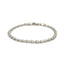 14k White Gold Heart Bracelet - 2.9mm