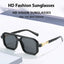 Women's Fashion Reflective Lenses Brown Sunglasses