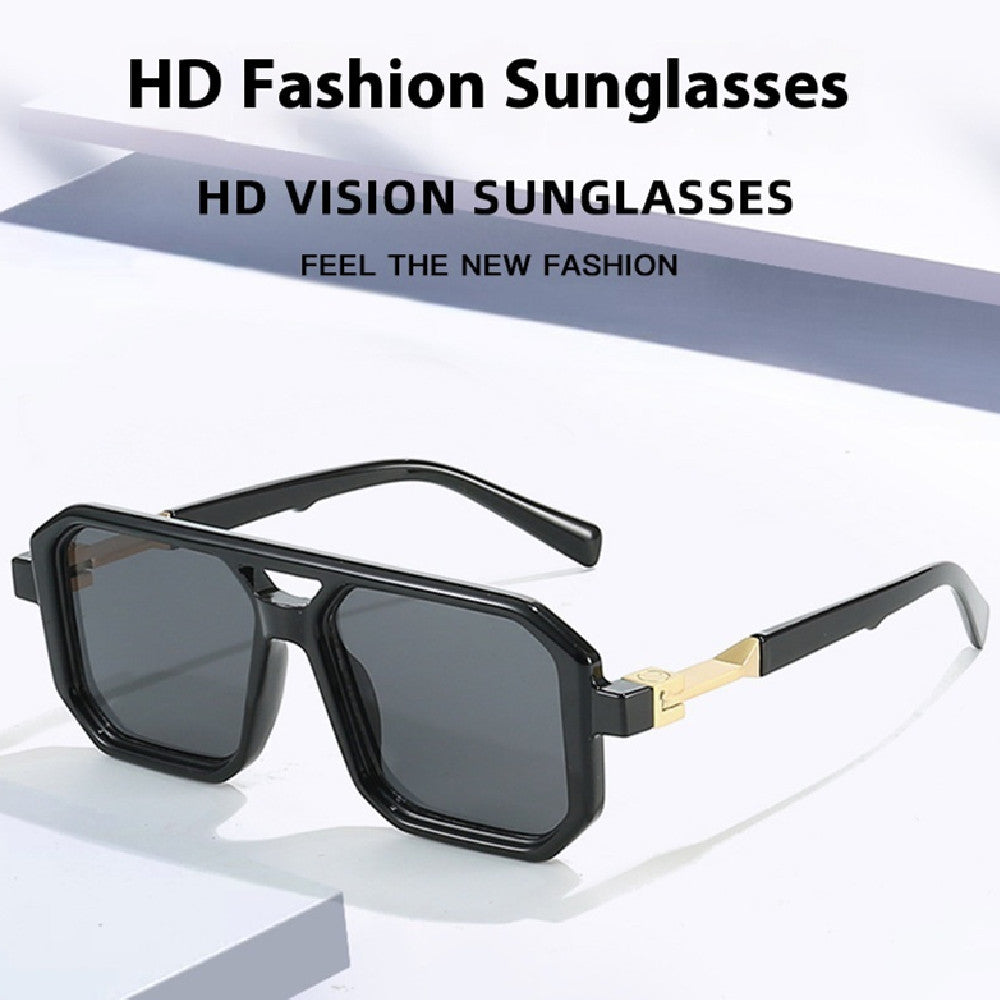 Women's Fashion Reflective Lenses Brown Sunglasses