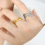 Non fading personalized fashionable light luxury versatile ring accessories for women - Korvel