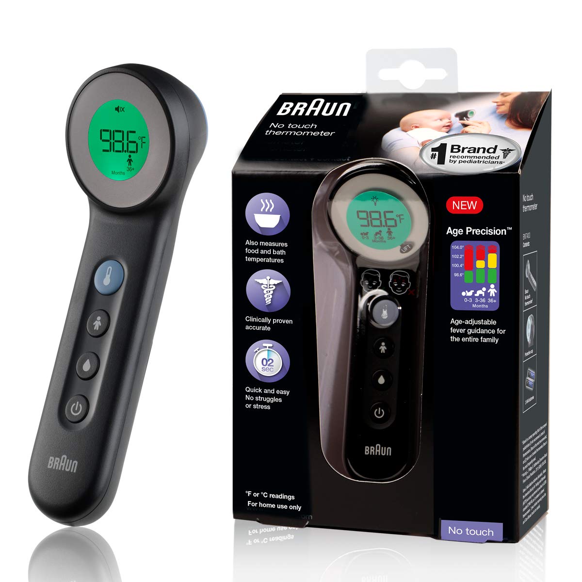 Thermomètre sans contact Braun