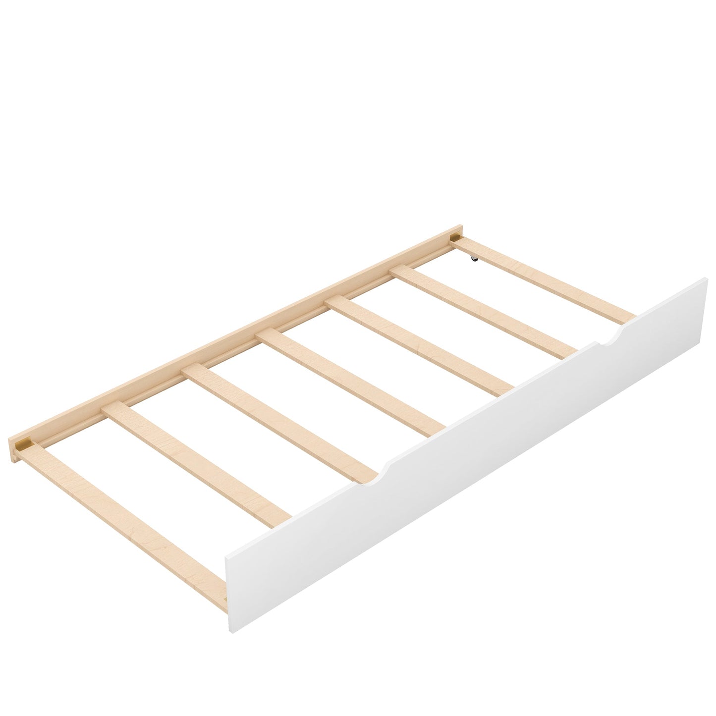 Cama litera con cama nido - Blanca