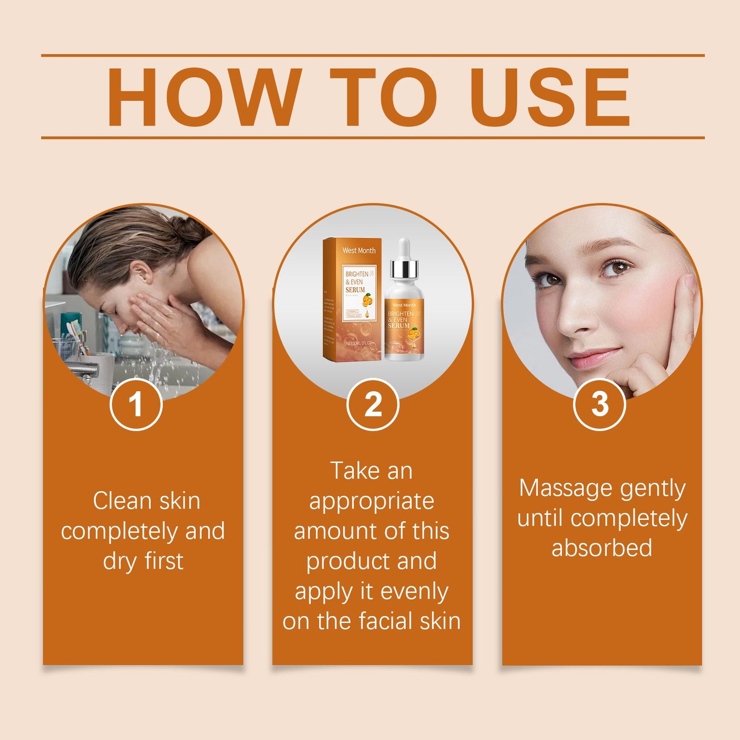 Vitamin C Brightening Serum Nourishes And Moisturizes Dull And Clear Facial Skin - Korvel