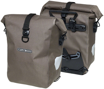 Ortlieb Gravel Pack Pannier - 29L Pair in Dark Sand